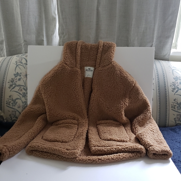 sherpa jacket,brand new with tags,beige/natural Size Small but fits medium - Picture 2 of 7